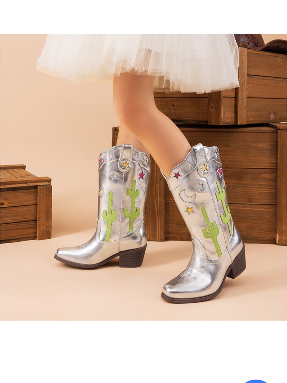 Dream Paris Kids Western Cowboy boots